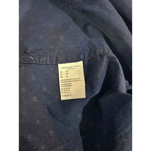 Amarican Eagle Outfitters Men's  Printed Button Up Shirt Size‎ M - Picture 4 of 5